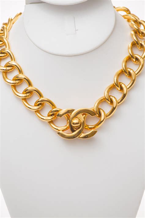 chanel chain|chanel chunky chain necklace.